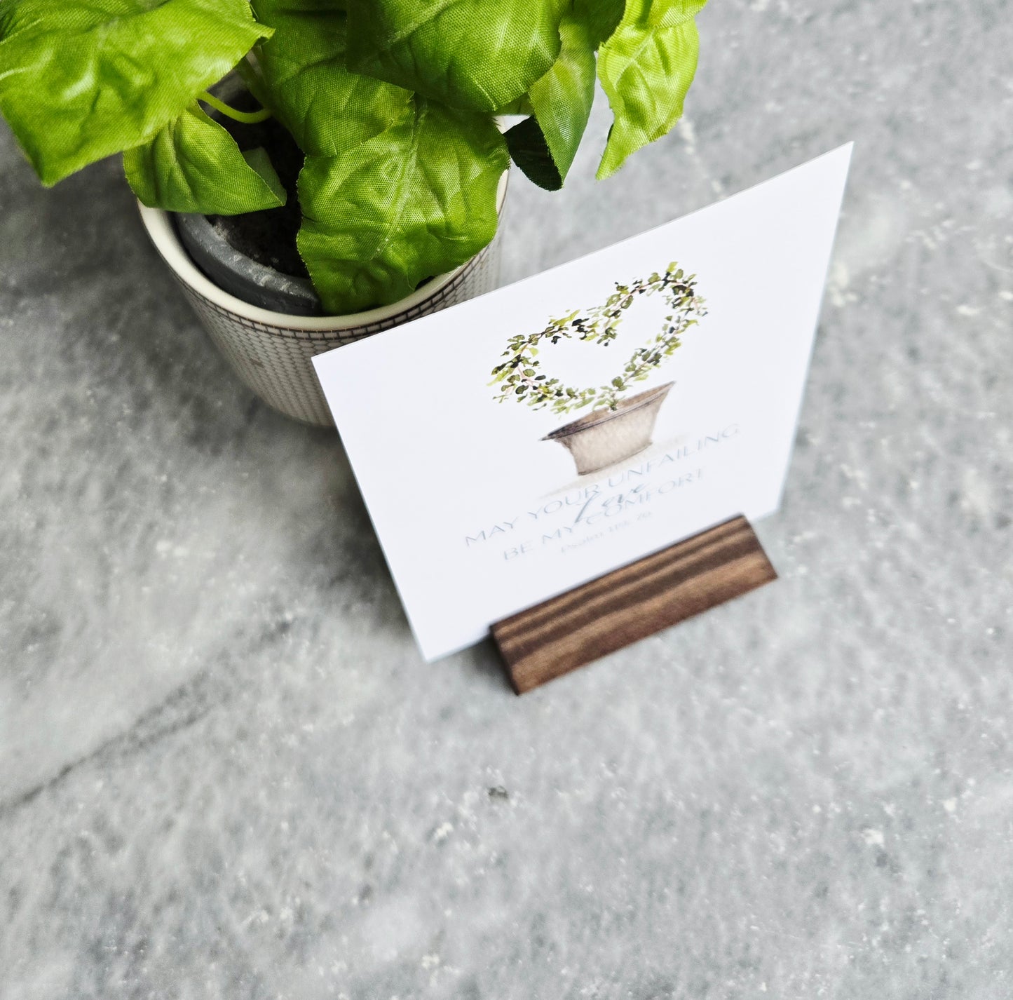 Package of 24 Scripture Cards & Stand Message Scripture Card