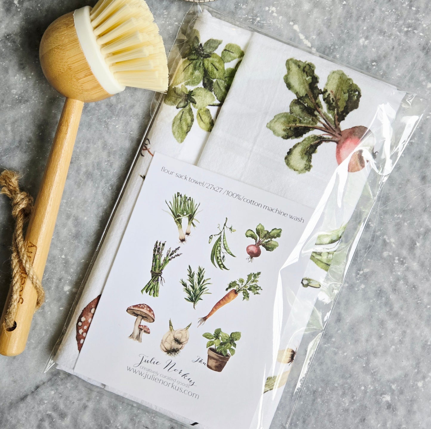 Veggies Tea Towel