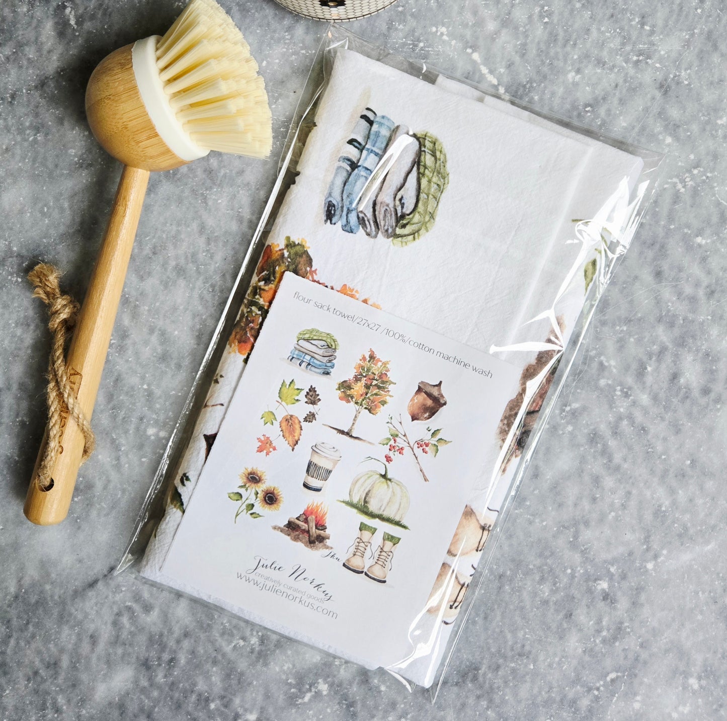 Fall Elements Tea Towel