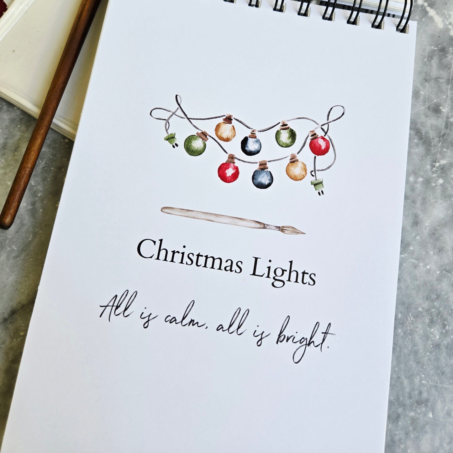 Christmas Watercolor Workbook