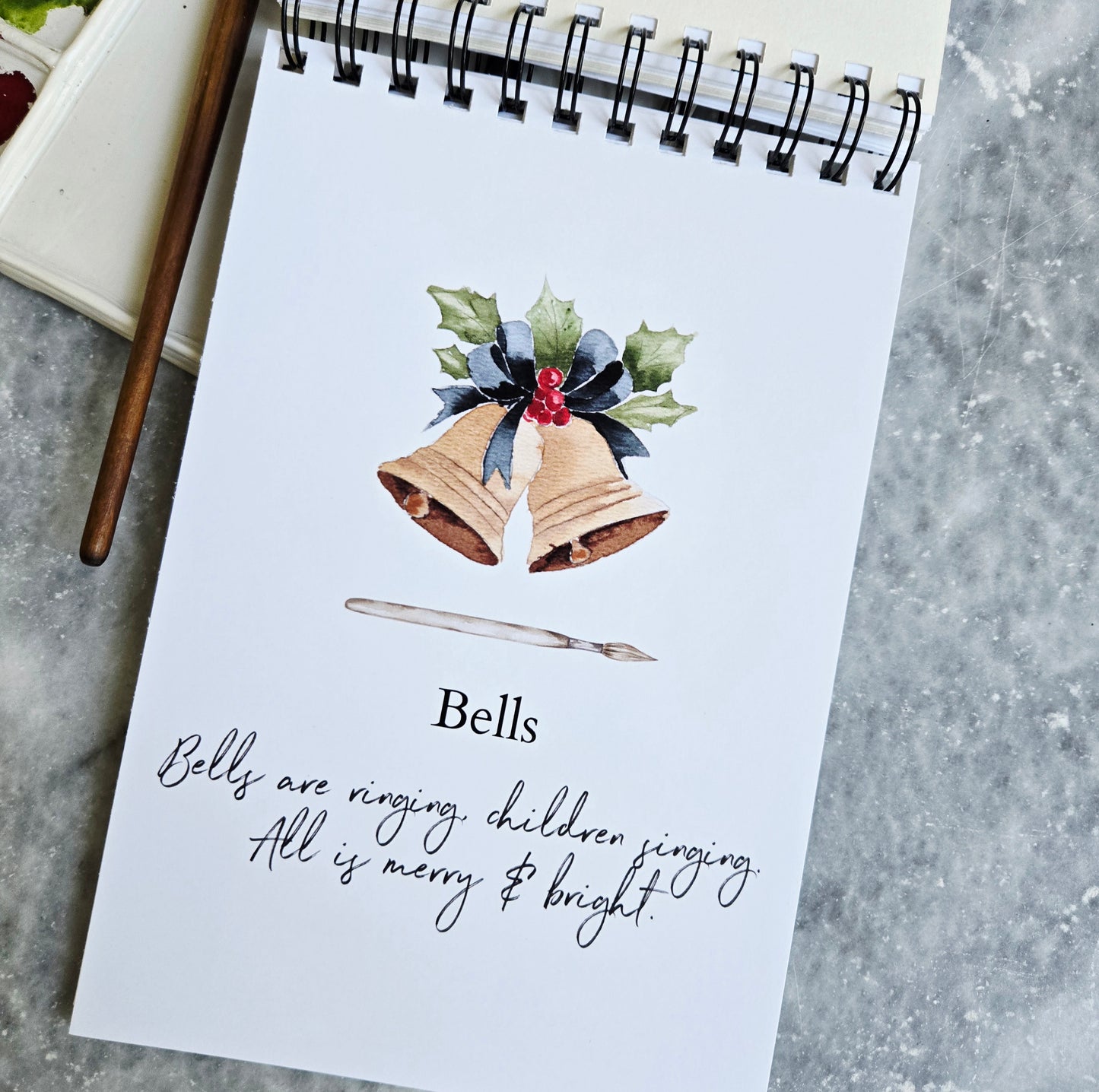 Christmas Watercolor Workbook