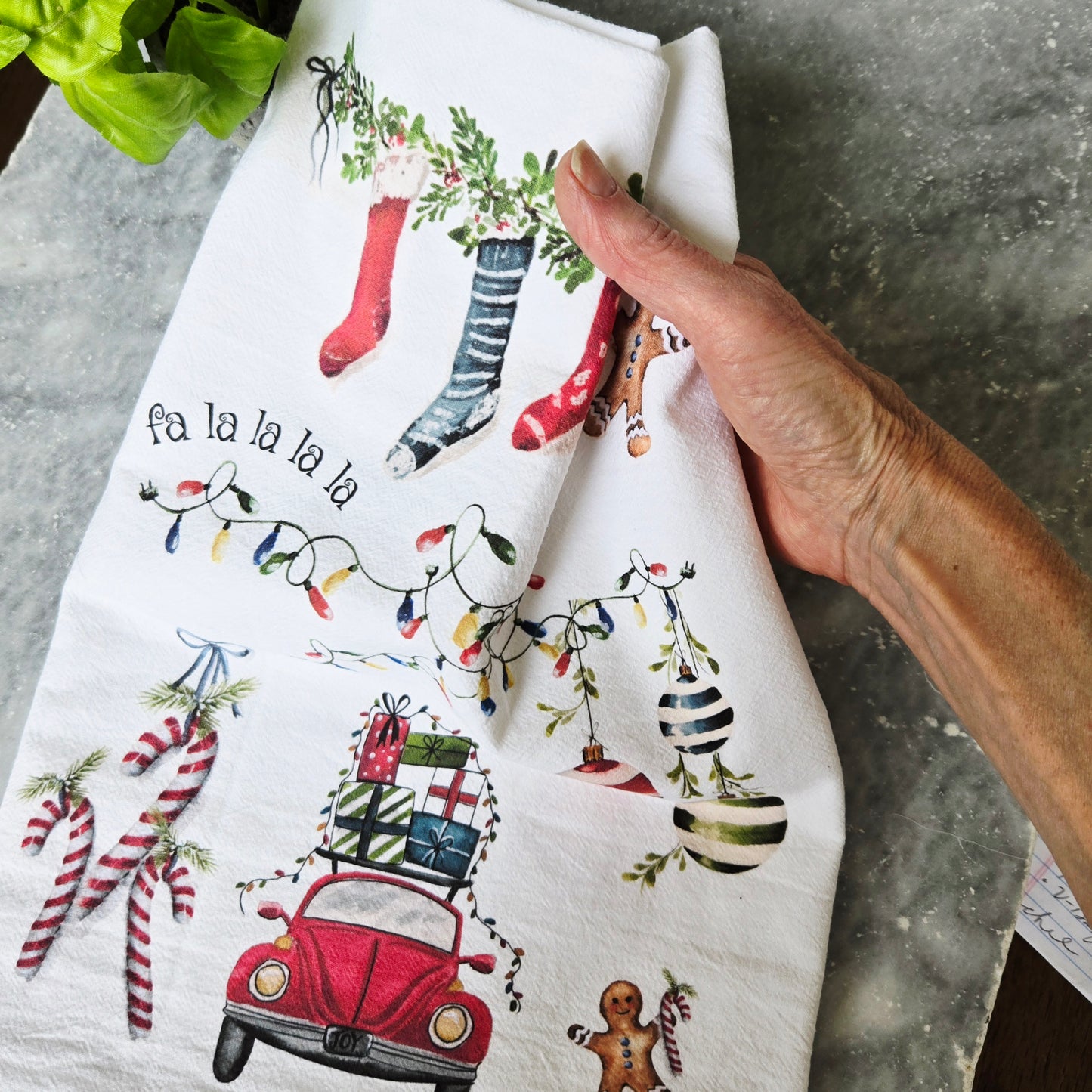 Christmas Fun  Tea Towel