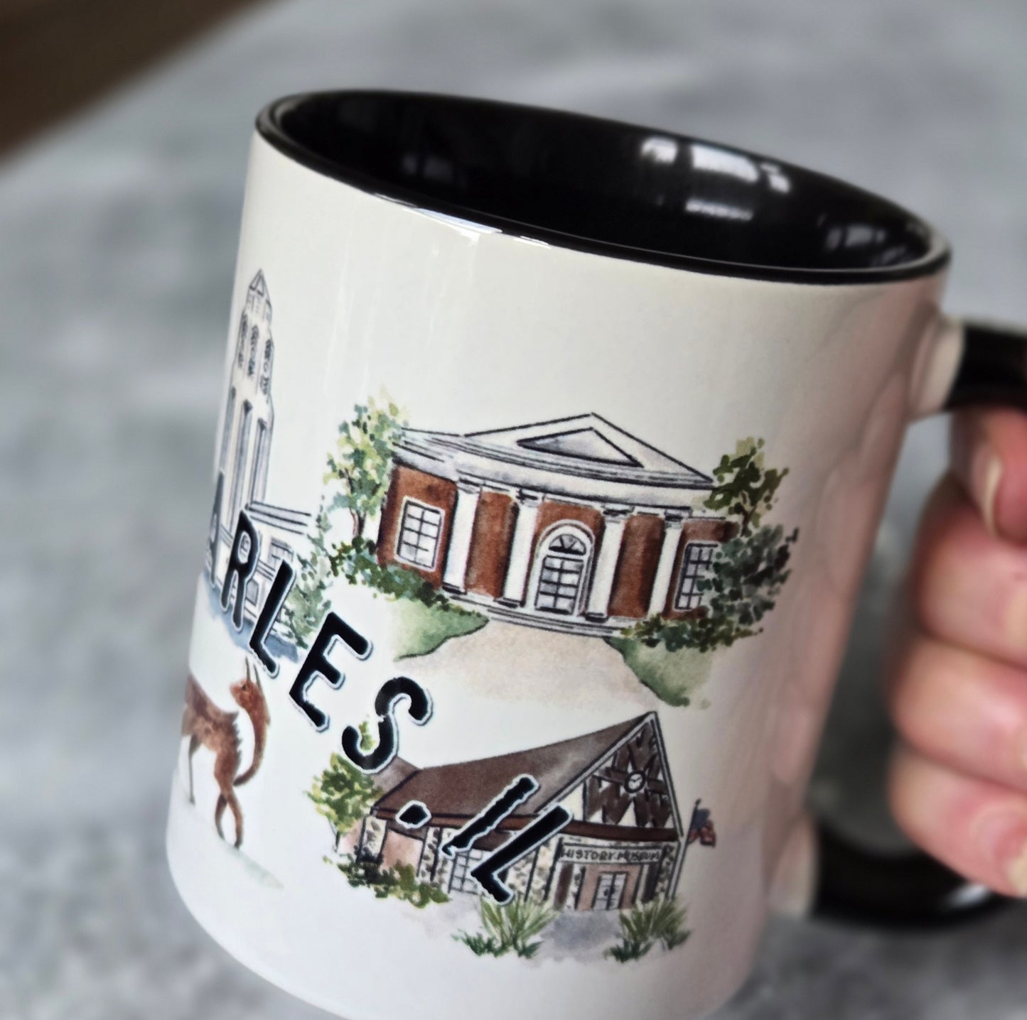 St. Charles Mug with Hometown Art