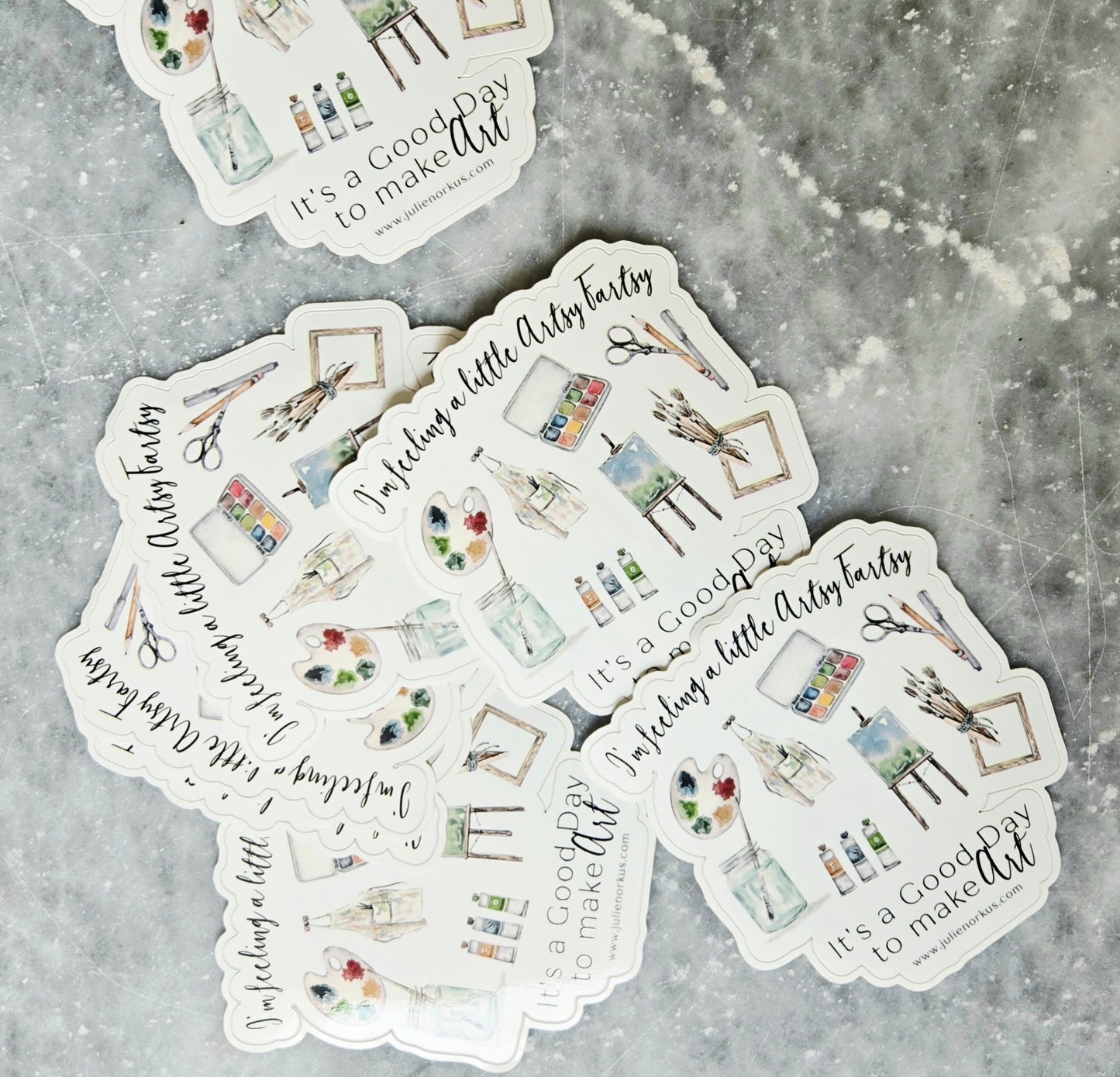 Artsy Fartsy Sticker