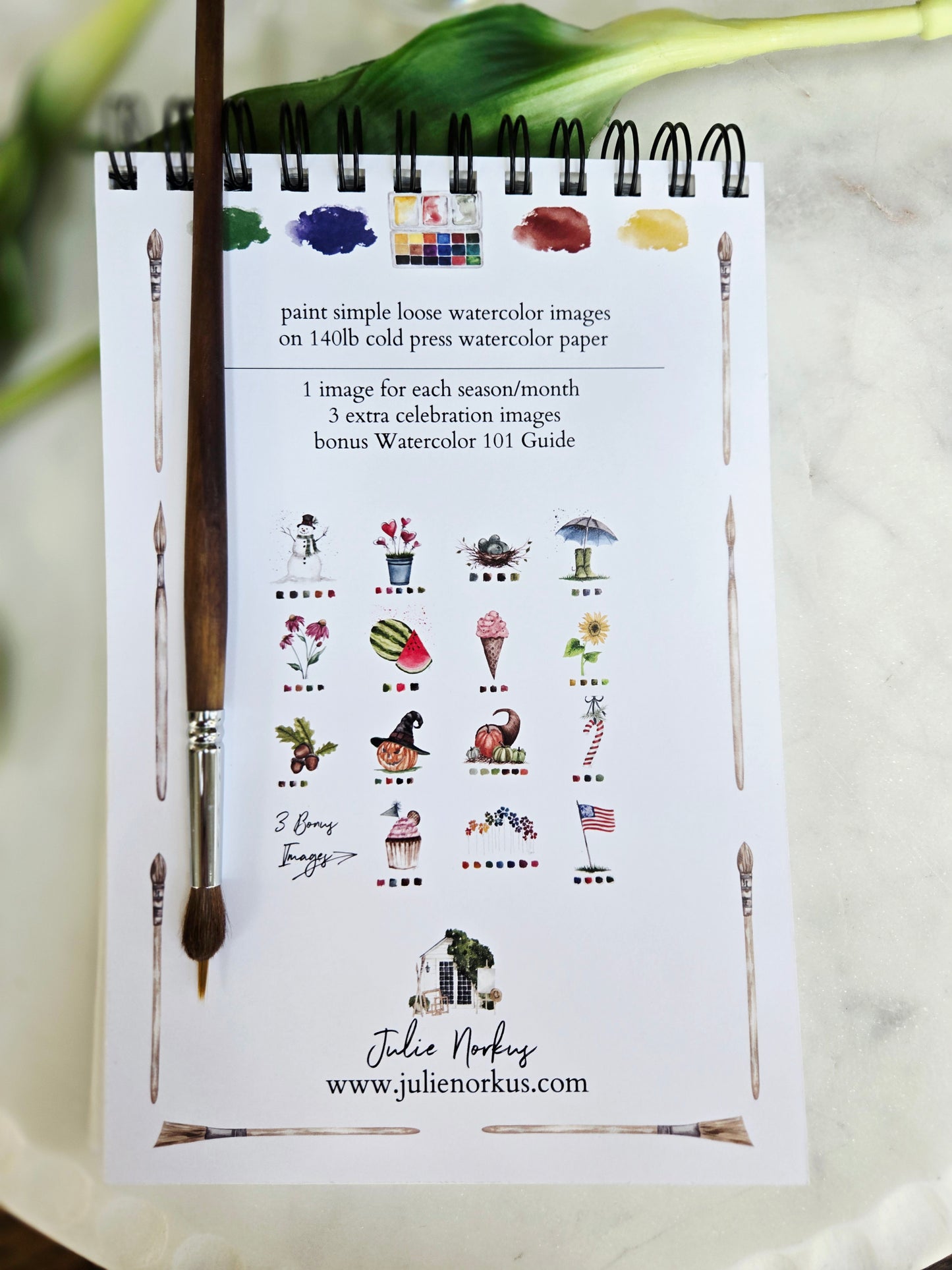 Workbook 12 Months of Watercolor