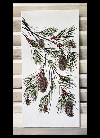 #1 Workshop Winter Pine Cone Thurs. October 19th