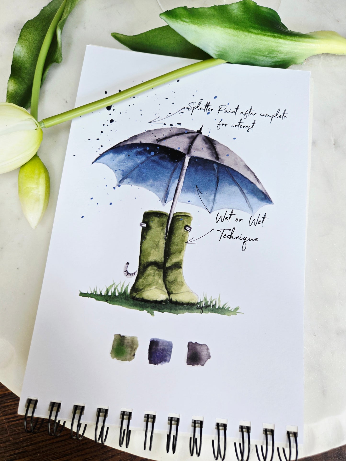 Workbook 12 Months of Watercolor