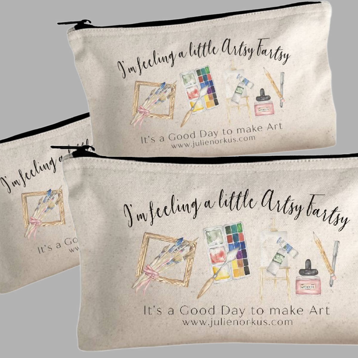 Art Supply Zipper Pouch