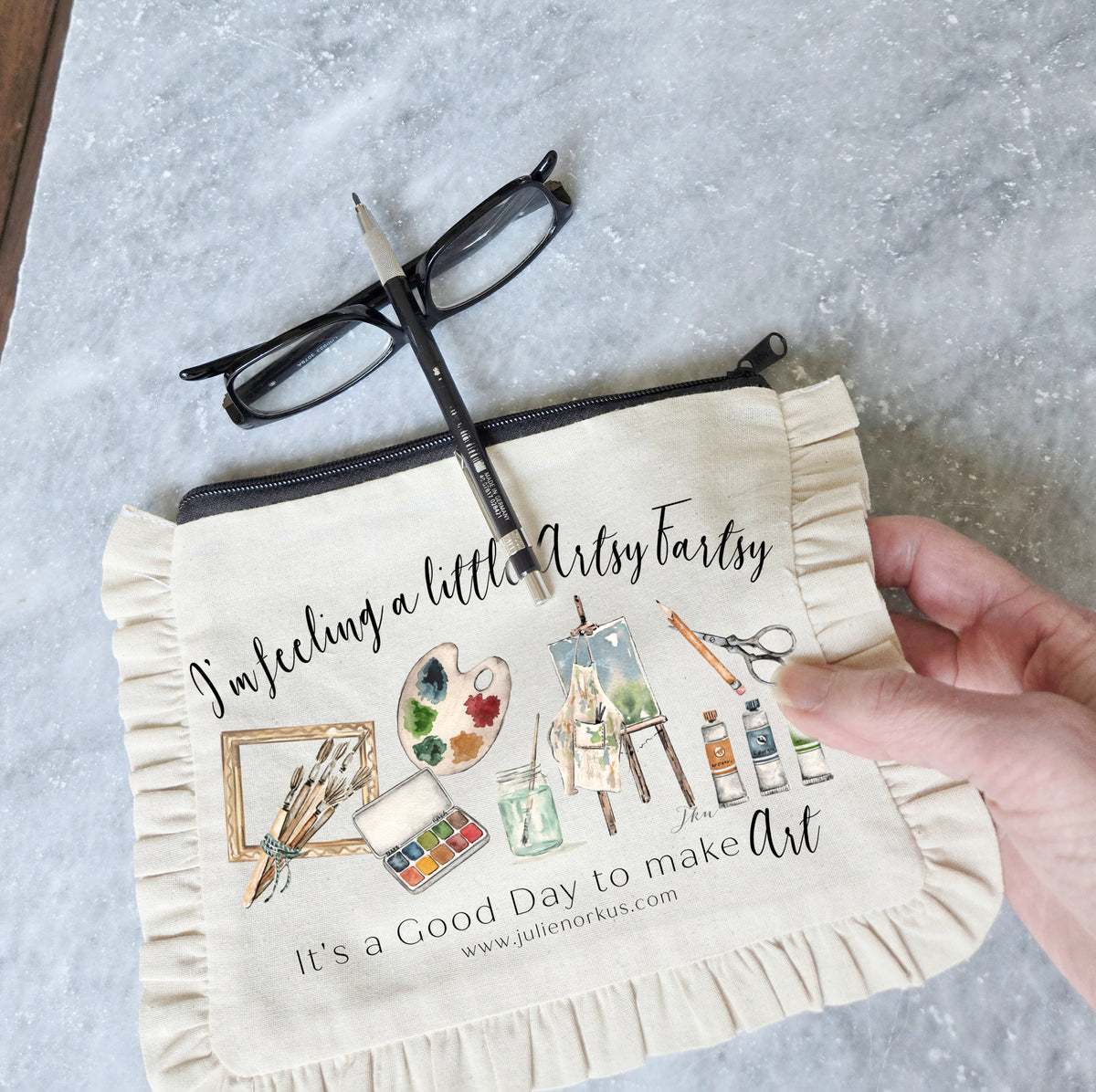 Artsy Fartsy Supply Zipper Pouch