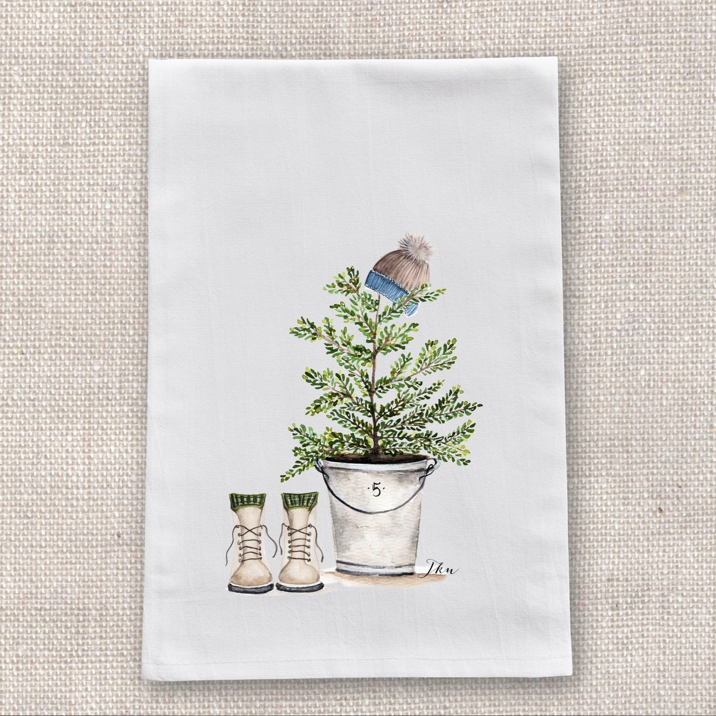 Charlie Brown Tree Tea Towel