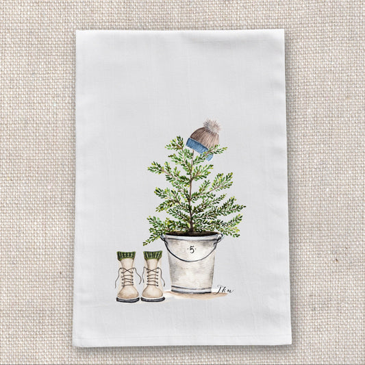 Charlie Brown Tree Tea Towel