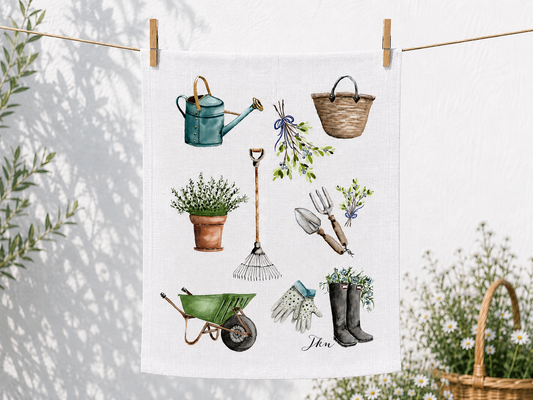 Gardening Tea Towel