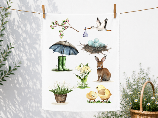 Spring Tea Towel