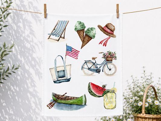 Summer Tea Towel