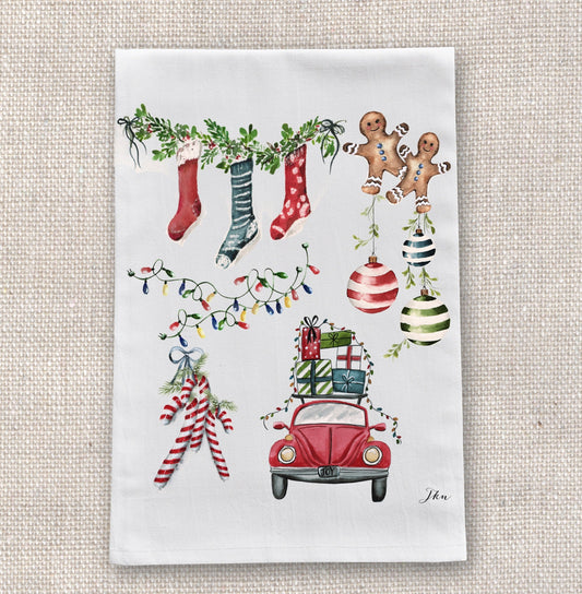 Christmas Fun  Tea Towel