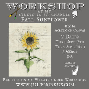 Workshop Fall Sunflower Sept. 14th 2023