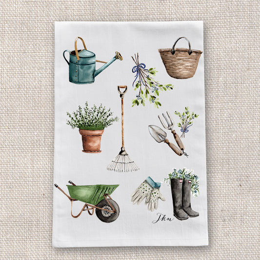 Gardening Tea Towel