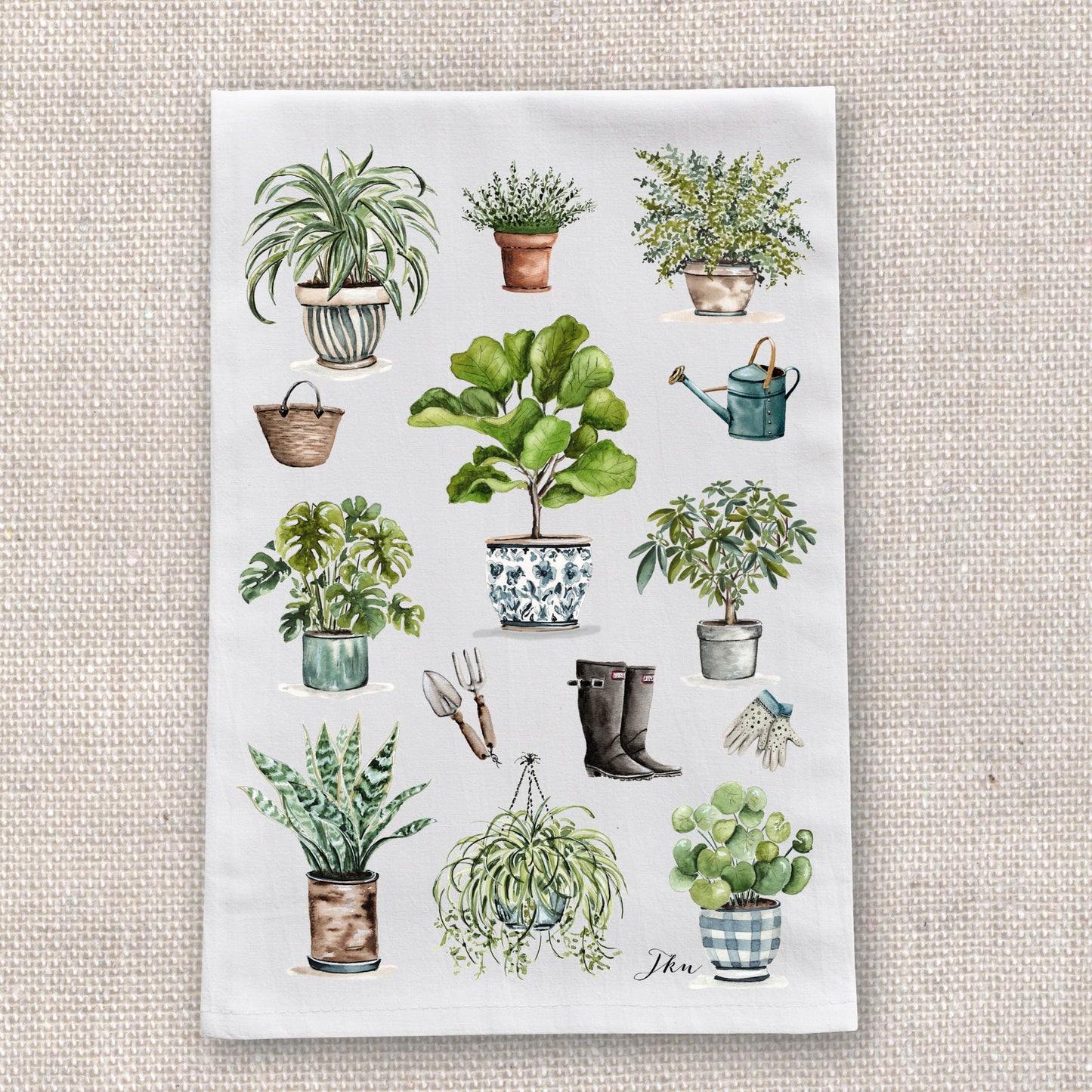 Plant Lady Tea Towel