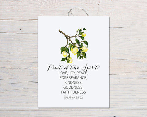 Lemon Branch Message Scripture Card