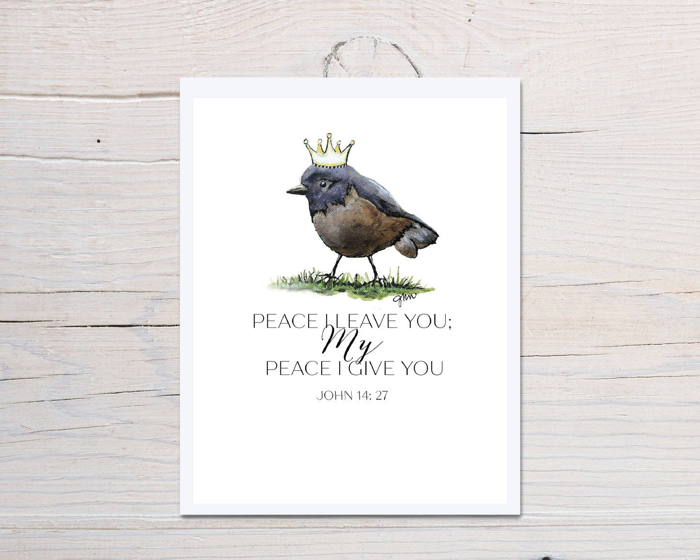Birdie Prince Message Scripture Card