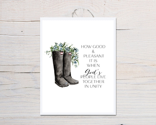 Boots Scripture Card