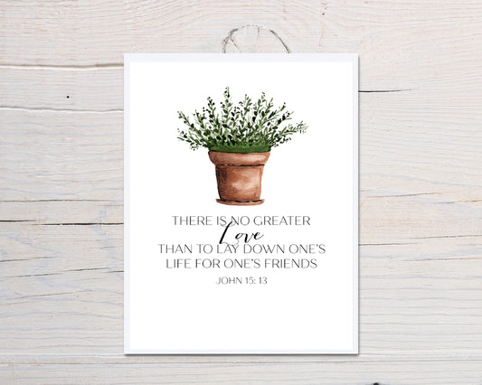 Lavender Pot Scripture Card