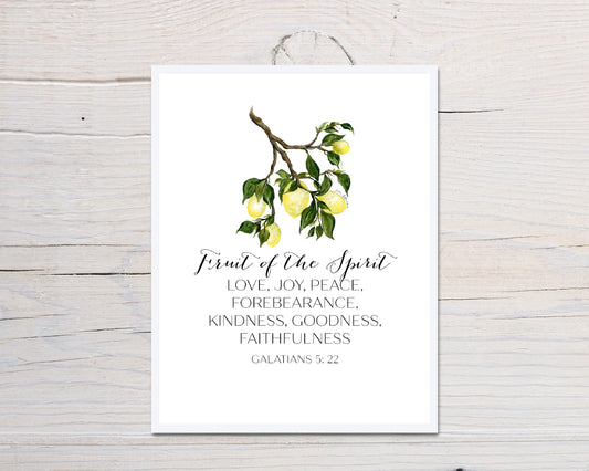 Lemon Branch Message Scripture Card