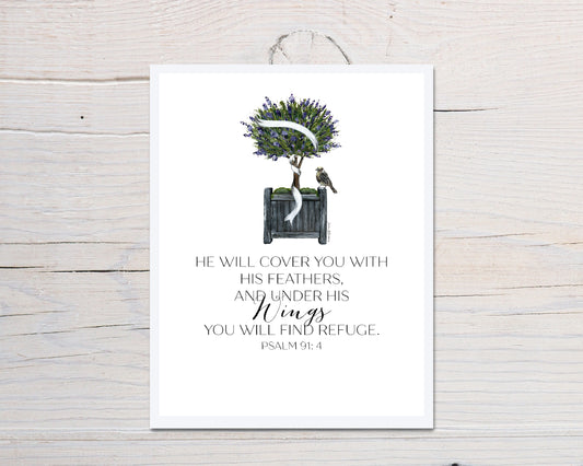 Topiary Message Scripture Card