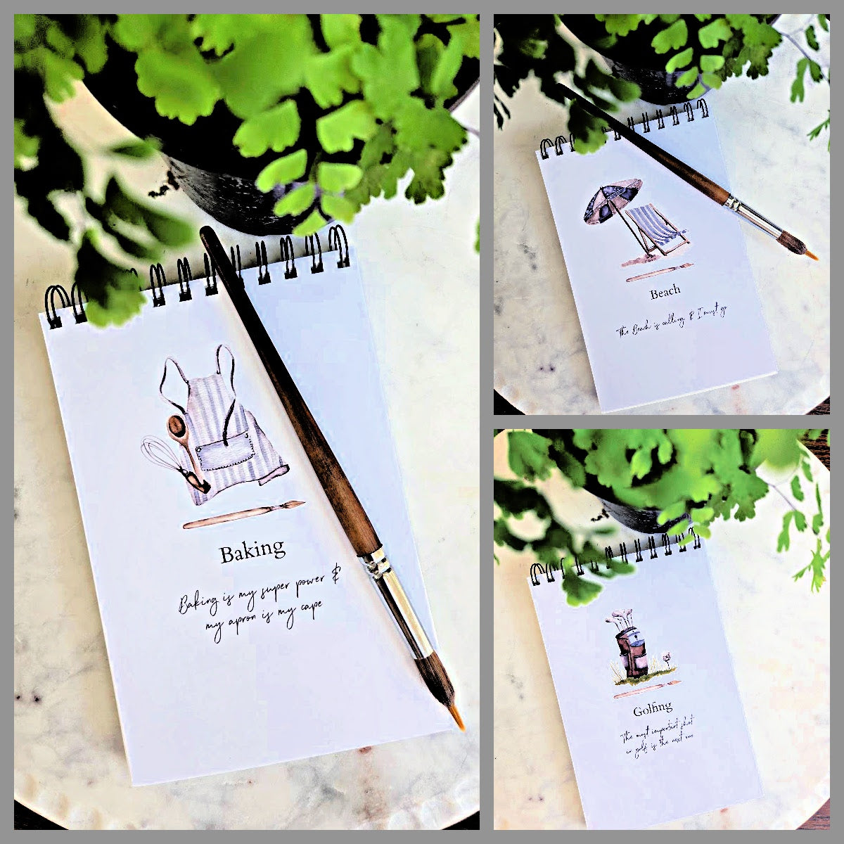 Workbook Leisure Activities Watercolor
