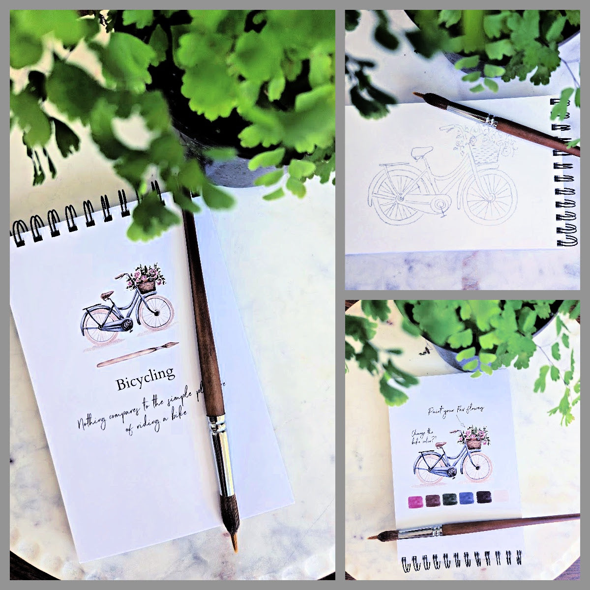 Workbook Leisure Activities Watercolor