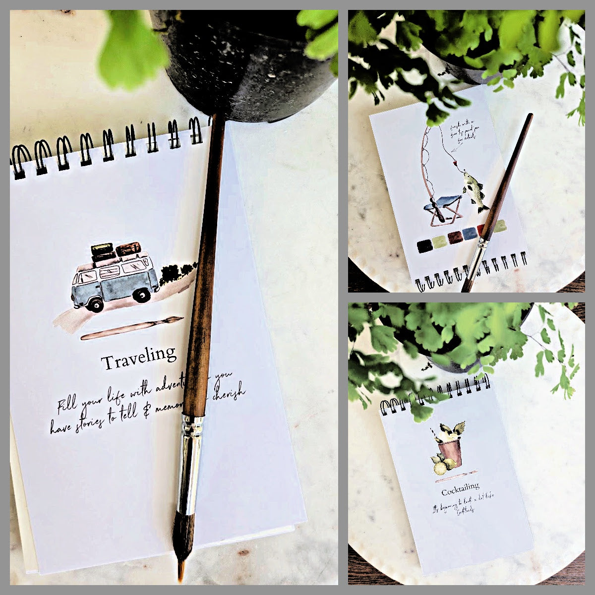 Workbook Leisure Activities Watercolor