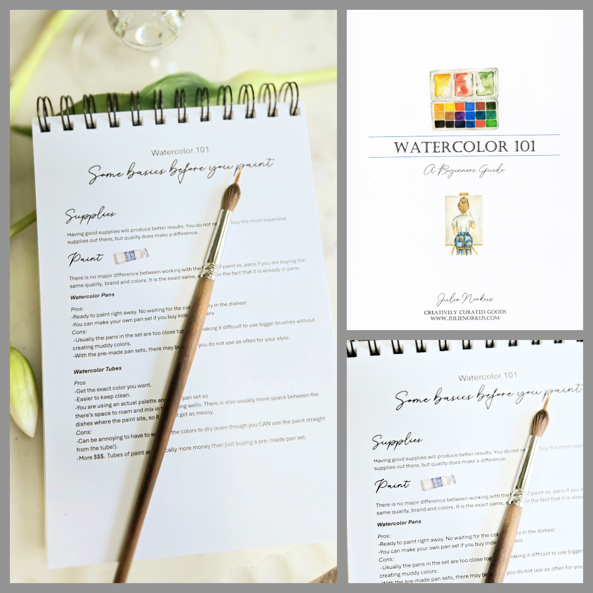Workbook 12 Months of Watercolor
