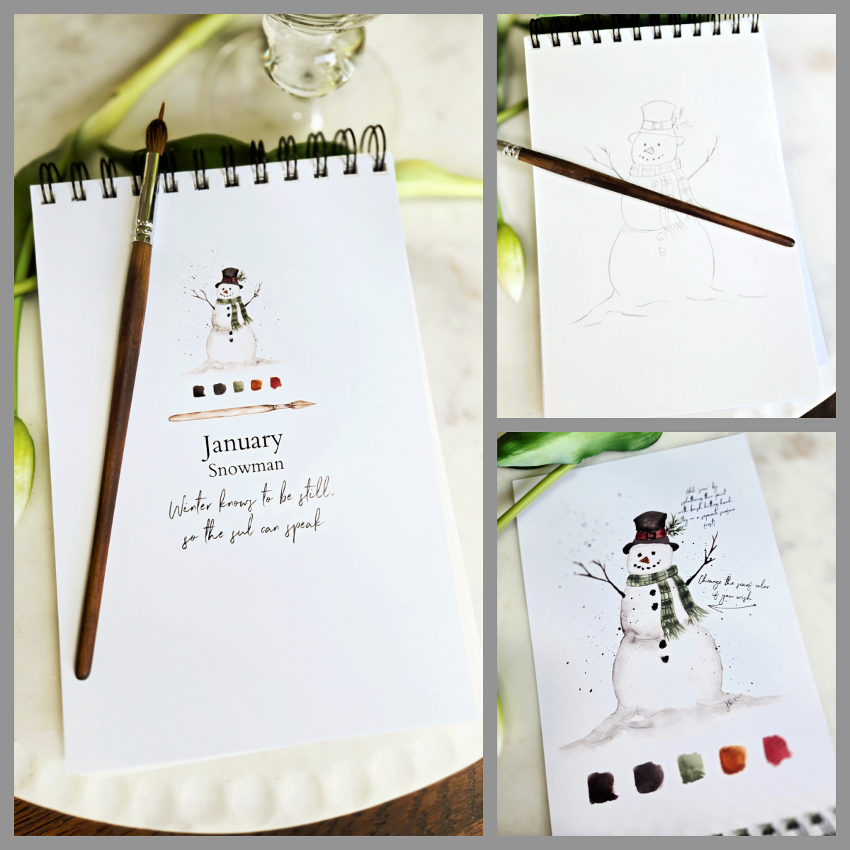Workbook 12 Months of Watercolor