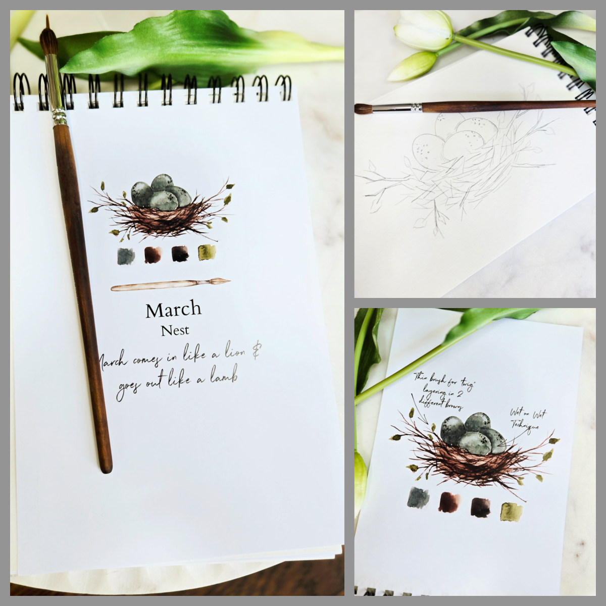 Workbook 12 Months of Watercolor