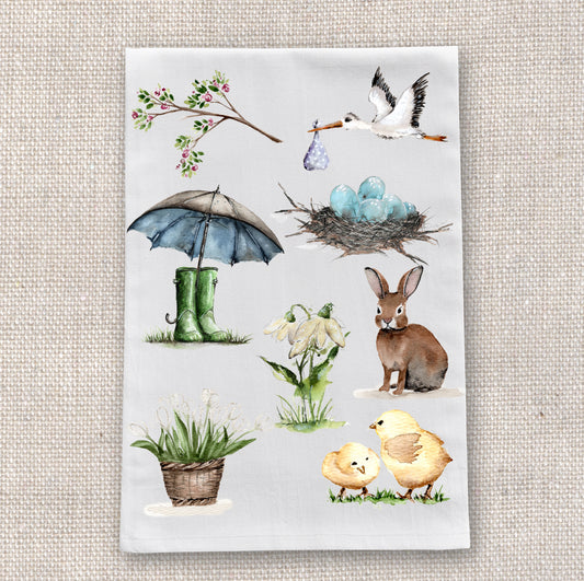 Spring Tea Towel