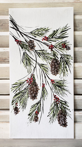 #1 Workshop Winter Pine Cone Thurs. October 19th