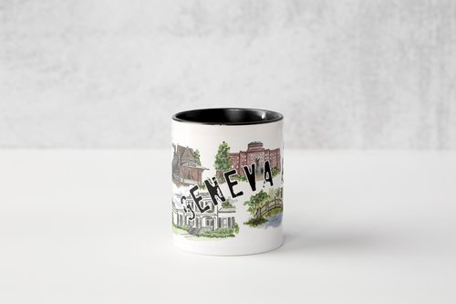 Geneva Mug with Hometown Art