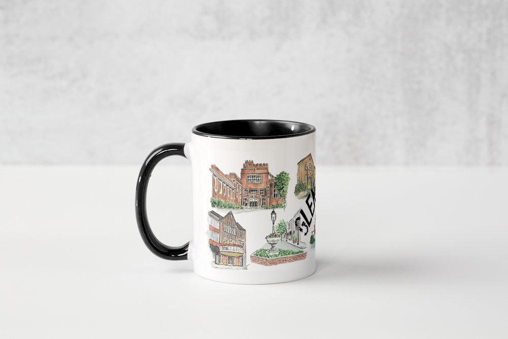 Glen Ellyn Mug with Hometown Art