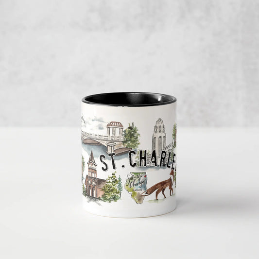 St. Charles Mug with Hometown Art